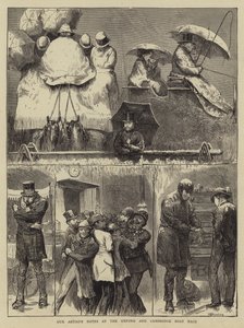 オックスフォードとケンブリッジのボートレースでのアーティストのメモ 作： William III Bromley